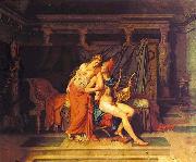 Jacques-Louis David Paris and Helen oil painting